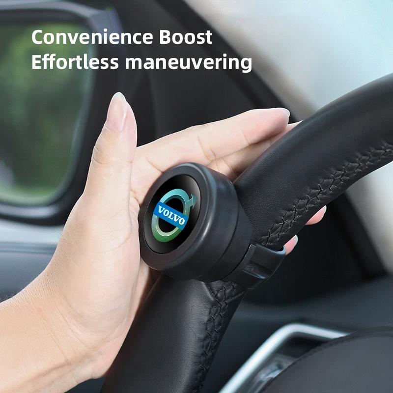 Volvo Coprivolante Antiscivolo per Auto Manopola Girevole Maniglia Booster Per C60 XC40 V70 XC90 V40 SC60 190h XC S60 V60 C30 V50 NX8