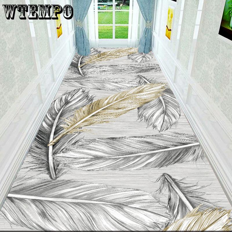 

3D Corridor Carpet Floor Mat Entrance Hallway Staircase Long Strip Home Carpet 80*100cm