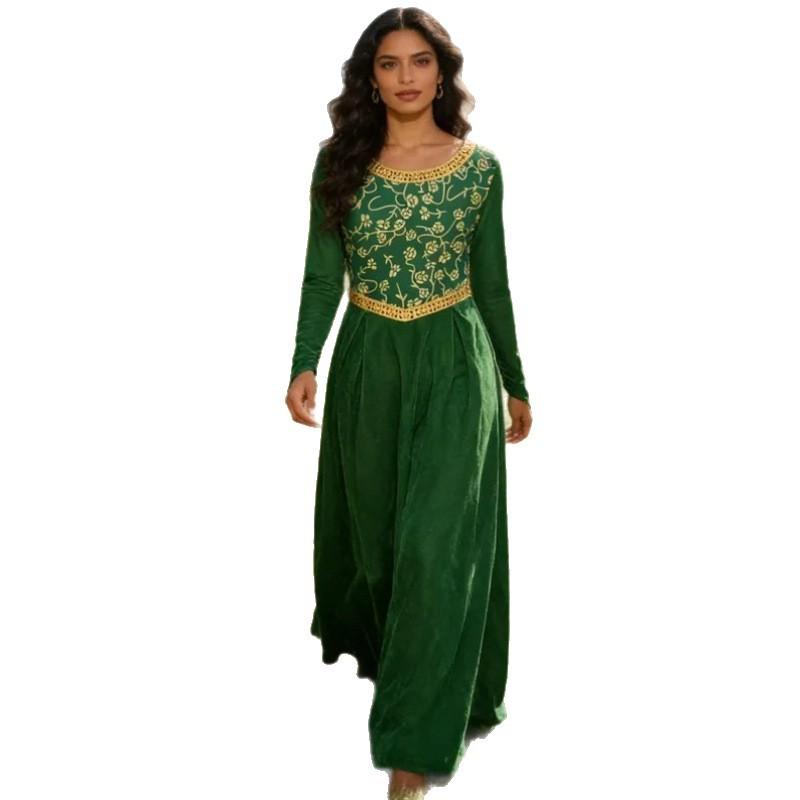 Anime cosplay costumes, anime cosplay costumes, ladies' green dresses, princess dresses, uniforms, Halloween party costumes