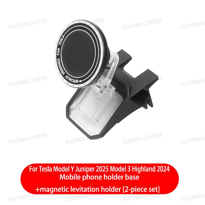 Per Tesla Model Y Juniper 2025 Model 3 Highland 2024 2025 Supporto Magnetico Regolabile Più Forte per Telefono da Auto Supporto Anti-Vibrazione