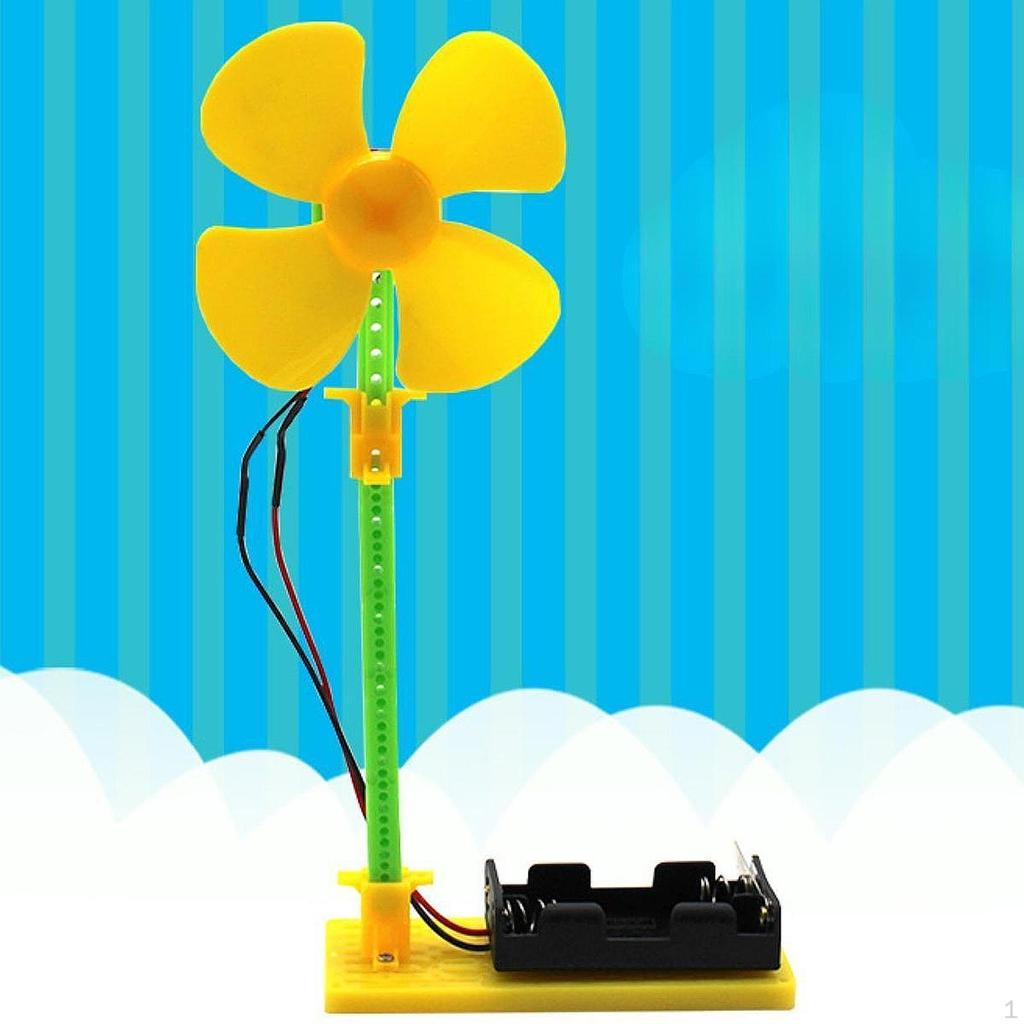 DIY Electric Fan Assembly Kit Educational Toy Handmade Developmental Handcrafted Science