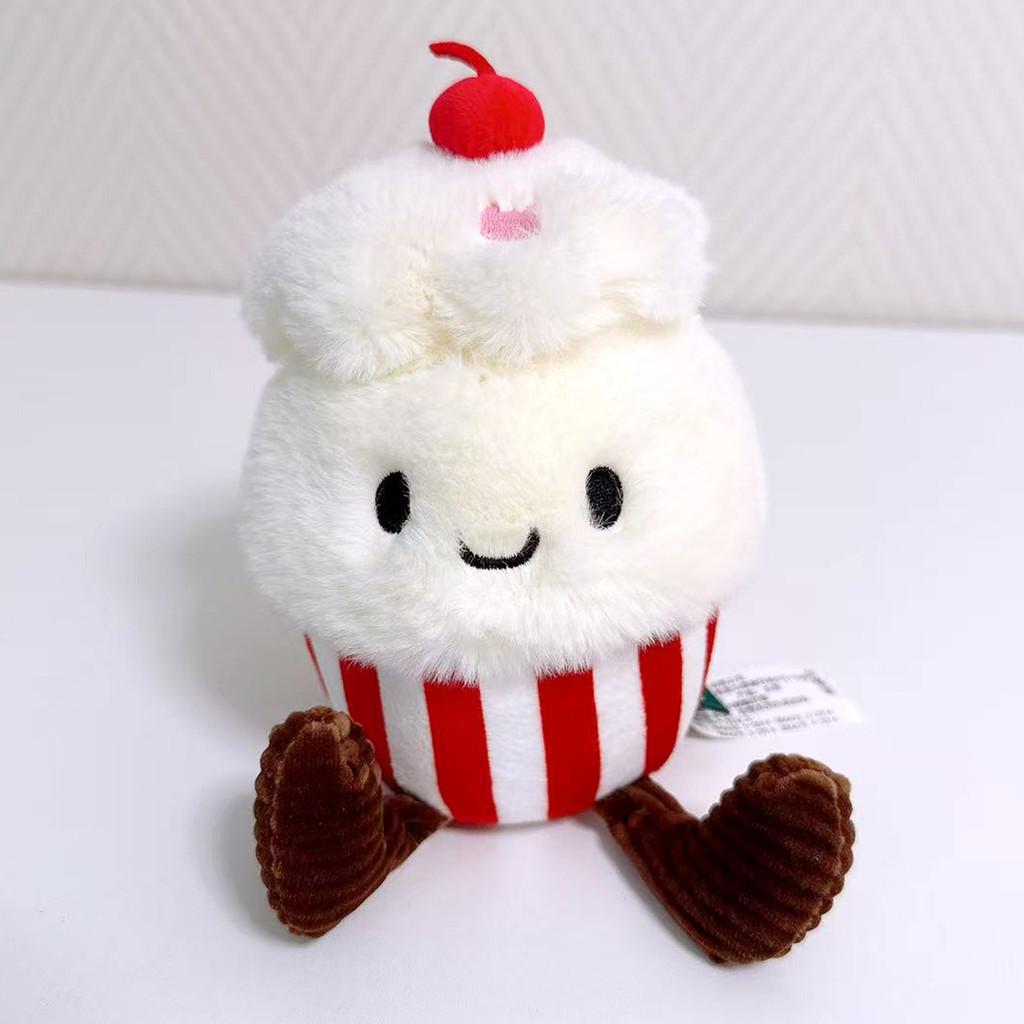 Süßes Dessert-Stofftier mit PP-Baumwollfüllung, perfekt für Kinder und Sammler