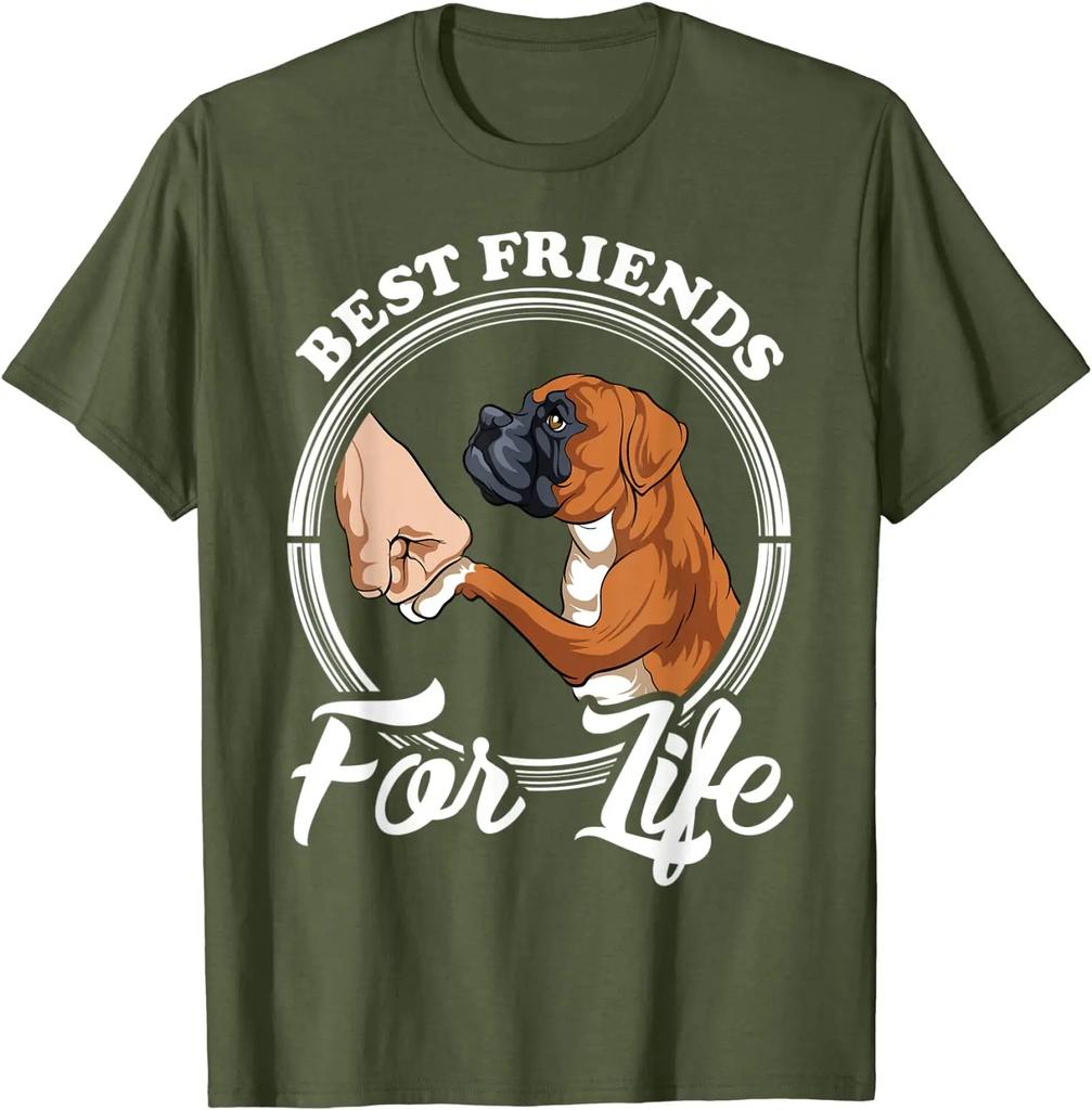Funny Boxer Dog Shirt Boxer Dog Lovers Gift T-Shirt 100% Cotton O-Neck Short Sleeve Casual Mens T-shirt Size S-3XL
