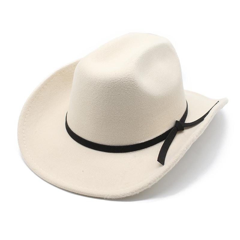 Summer Wool Felt Fedora Hat With Wide Brim Breathable Sunshade For Women And Men