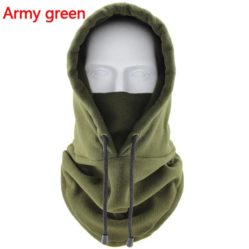 Windproof Cycling Cap Ski Balaclava Plush Winter Warm Hat Outdoor Hood Cap Cold Padded Hood Beanies Neck Warmer Hiking Scarves