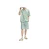 New FILA X MAISON KITSUNE ORIGINALE Shirt Men's Light Turquoise L G F11M529404F-LG