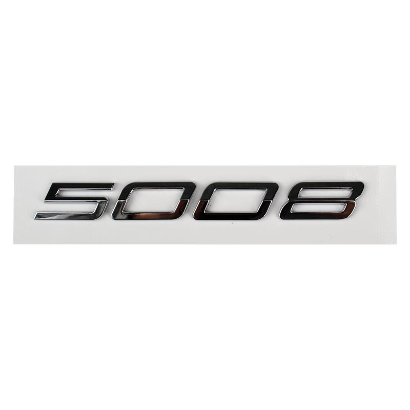 1pc Car 3D ABS Letters Logo Decals Sticker For 2008 3008 4008 5008 2023 2024 2025 Car Trunk Alphabet Emblem Badge Stickers