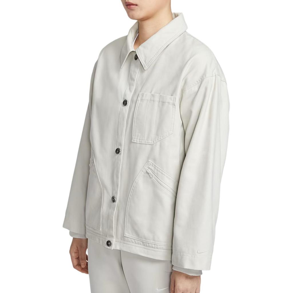 Nike Single Button Loose Long Sleeve Jacket Women jackets IQ0087-072