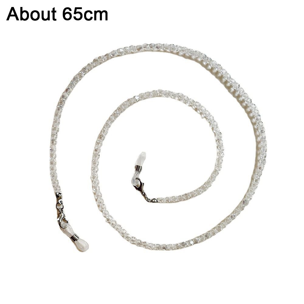 Bead Mask Strap Heart shape Glasses Chain Eye wear Accessories Eyeglass Lanyard Glasses Necklace