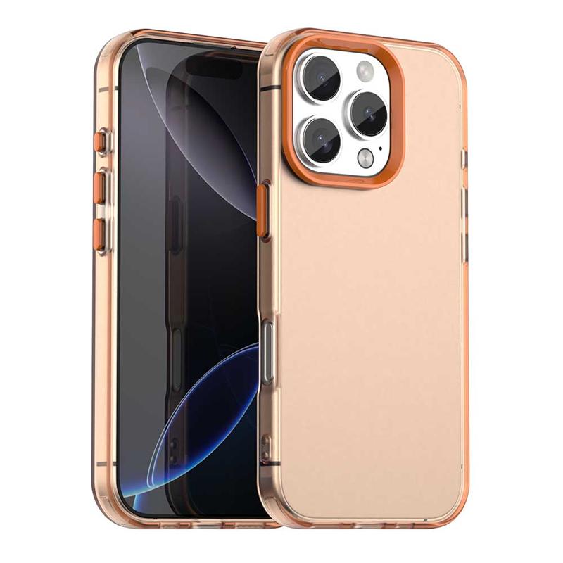 Sturzsichere Candy-Color-Hülle für iPhone 16 Pro Max Matte PC Transparente Hülle iPhone 16 15 14 Pro Max Hülle für iPhone 16 Pro Hülle