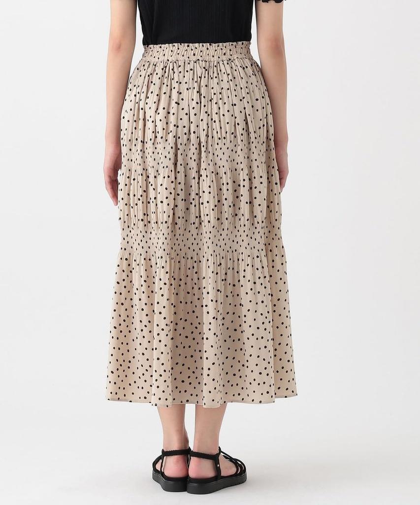 Afternoon Tea Living Spódnica JE58 Kropki Majolika Spódnica plisowana, Beżowy
