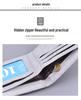 Men's Leather Canvas Zipper Wallet & Card Holder