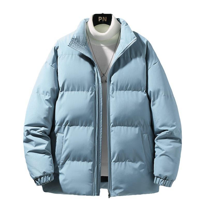 Men Thickened Warm Winter Casual Cotton Padded Stand Collar Jacket