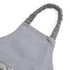 COLORFUL CANDY STYLE Apron In Solid Color with Grayish for Boys School Easy To Put On and Take Children's (100-120cm) Blue, (Elementary Age), Off,
