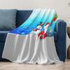 Soft Christmas Blanket Cozy Flannel Throw Winter Warm Decorative Holiday Gift Cozy Home Decor Festive Fleece Bedspread Plush Thr
