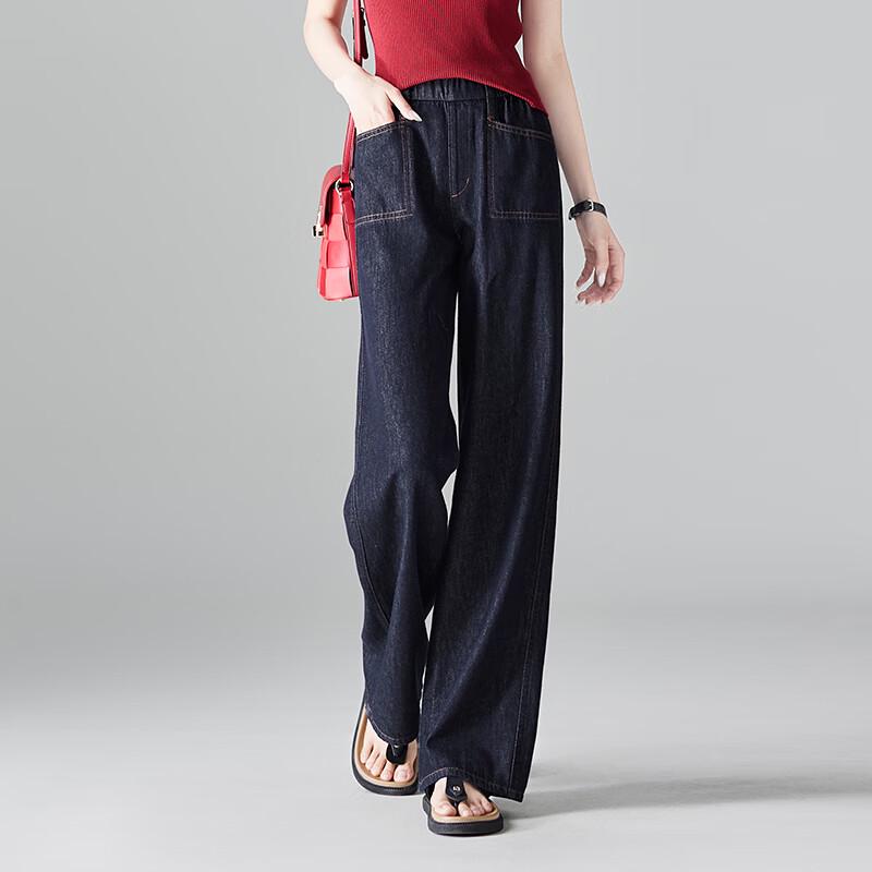 SOFSIL Women s Pure Cotton Straight-Leg Jeans M