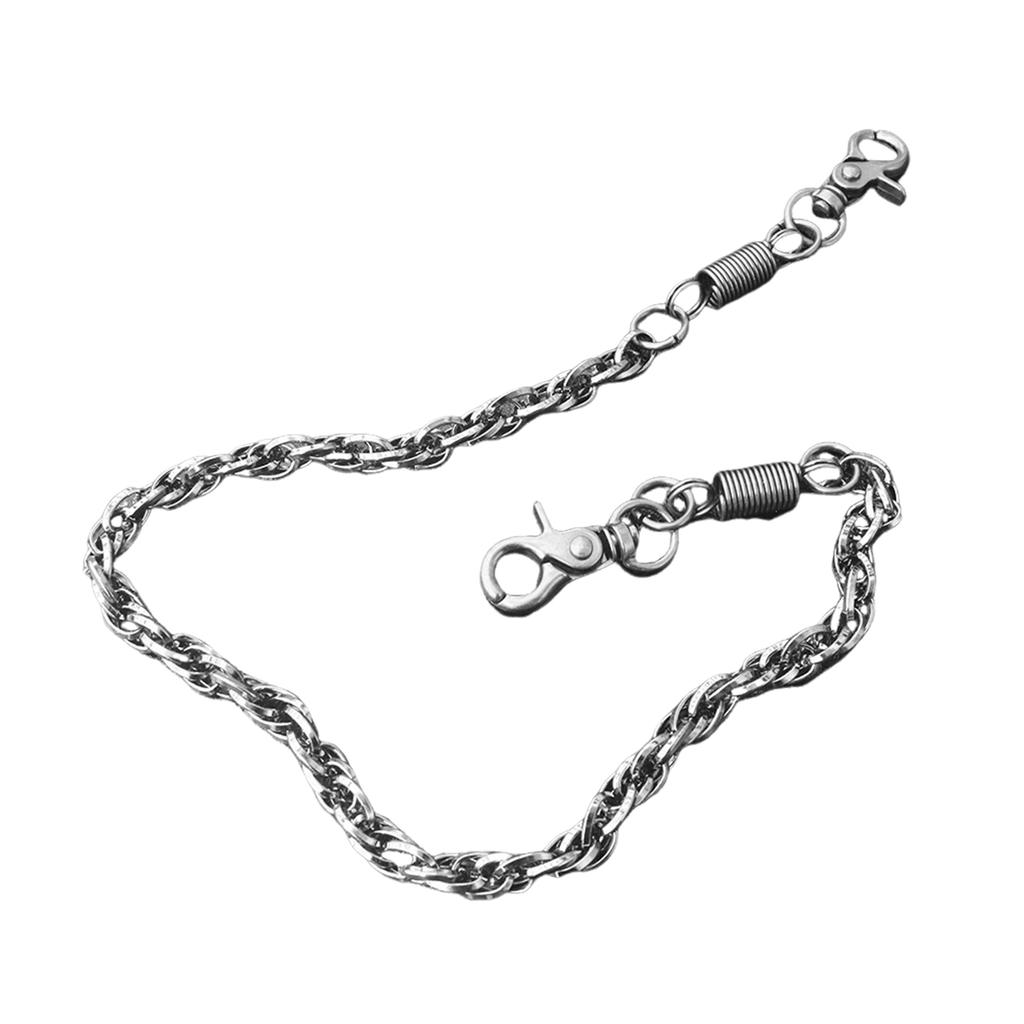 Adjustable Length Punk and Hip Hop Style Metal Pants Chain Accessory for Streetwear Enthusiasts and Trendsetters