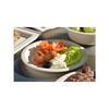 Strix Design Disposable Paper Plates, 50 Count, 18cm, Unbleached, Water- and Oil-Resistant, Stain-Resistant, Stylish, Microwave-Safe, Made with Bagass