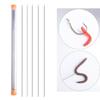 5pcs Fishing Penetrating Baiting Needle Driller Fishing Rigging Needle Stainless Hollow Earthworm Hooking Needle