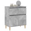 VidaXL Buffet Gris béton 60x35x70 cm Bois d'ingénierie 819680