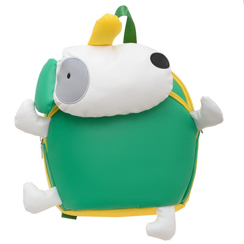 Adorable Lightweight Nylon Backpack For Boys And Girls With Breathable Design зелёный