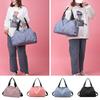 Travelling Bag Solid Color Replacement Telescopic Large Capacity Single Shoulder Lifting Handle Fitness Yoga Bags Pouch