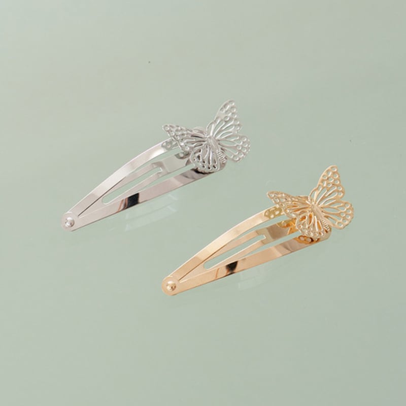 Geegee Navi Flap Hair Clip - 2color