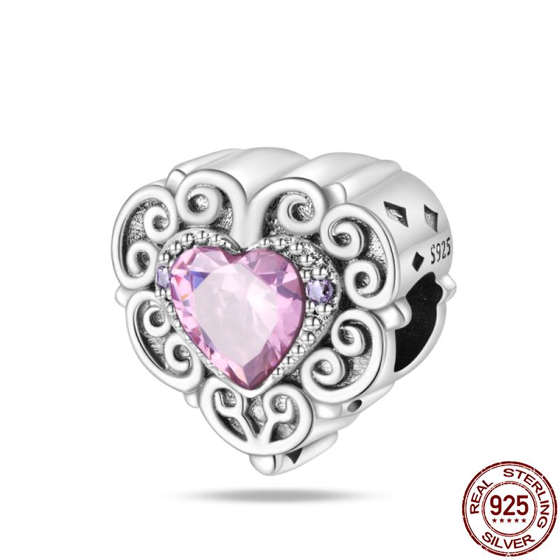 New copper Romantic Classical Collection Lotus Bead Charms Compatible With 3mm Pandora Bracelets Do It Yourself Charm Ideal For Women Jewellery Fash