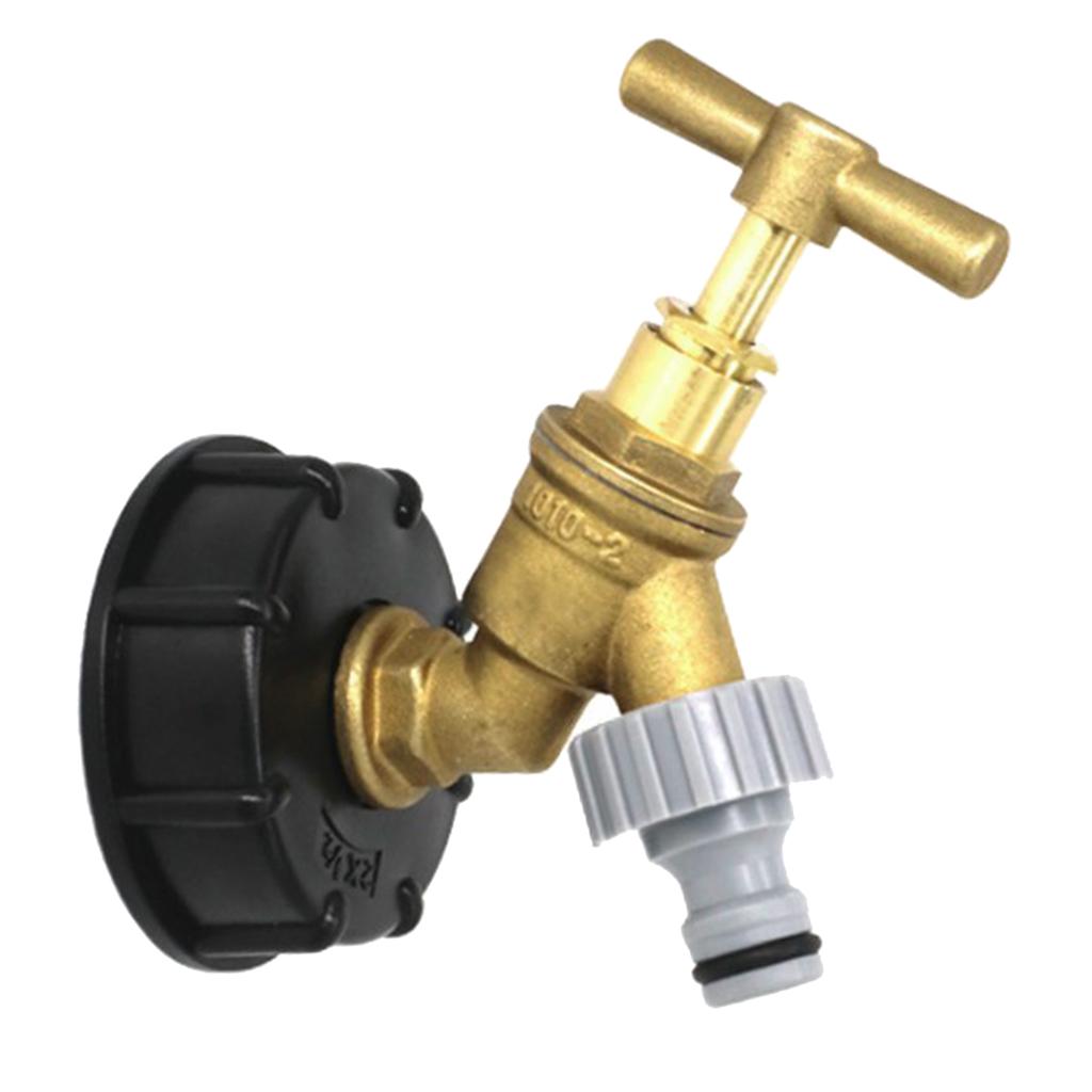 Buy IBC Tank Valve Tap Water Adapter 65mm Coarse Thread To 1/2'' Outlet