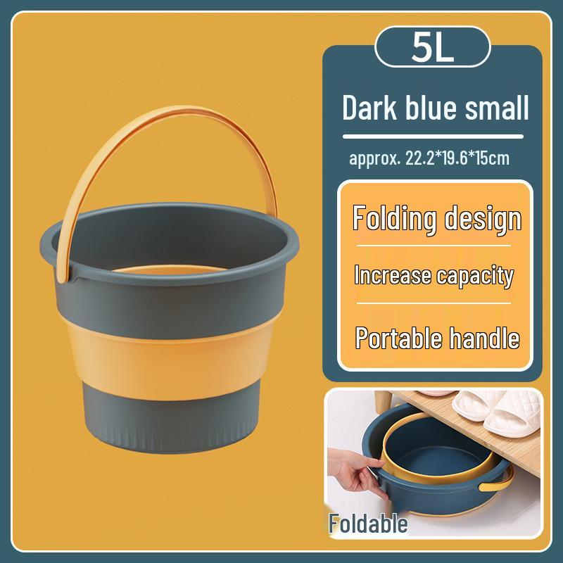 Portable Folding Water Bucket: Large Laundry, Car Trash, Wash & Fishing Use