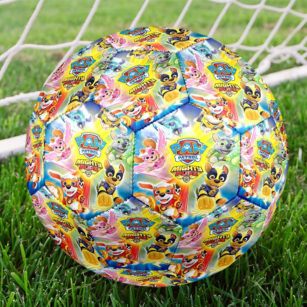 PAW Patrol Print Size 5 Soccer Ball, Standard Match Football for Sports Game and Team Practice, Ideal Gift for Soccer Fans