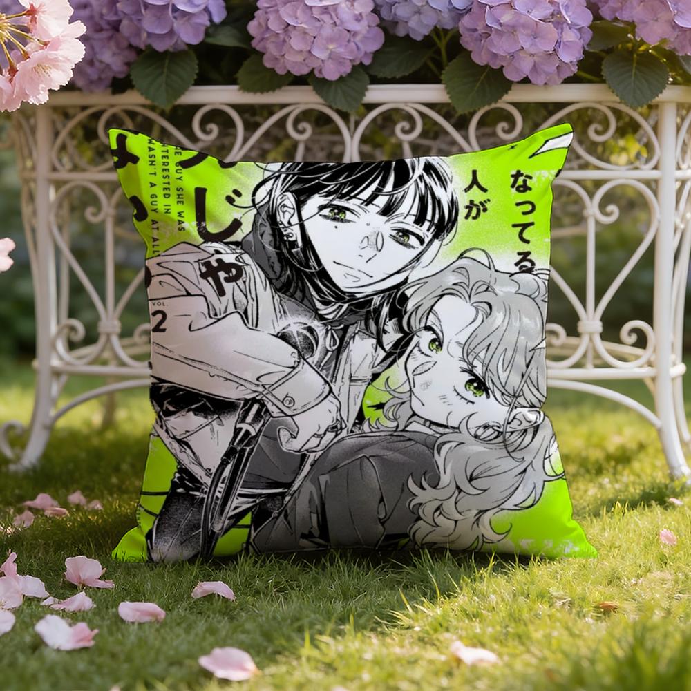K-Koga M-Mitsuki Cushion Cover Home & Car Dual-Scene Pillow Cover: Reversible for Premium Comfort