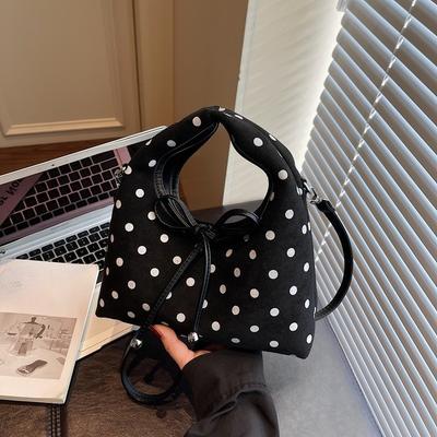 Borsa Design di Piccole Dimensioni - Borsa a Spalla Singola a Pois Crossbody per Uso Casuale - Borsa a Raviolo