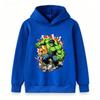 Kids Unisex Pullover Hoodie, Cool Super Hero Green Hulking Print Casual Sweatshirt for Boys Girls, Comfortable Warm Outerwear for Daily Wear