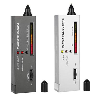 Gold Tester for Jewelry - Professional Diamond and Gemstone Selector With Diamond Selector II, Moissanite Tester,  2 Manuals, 2 Trays - Portable