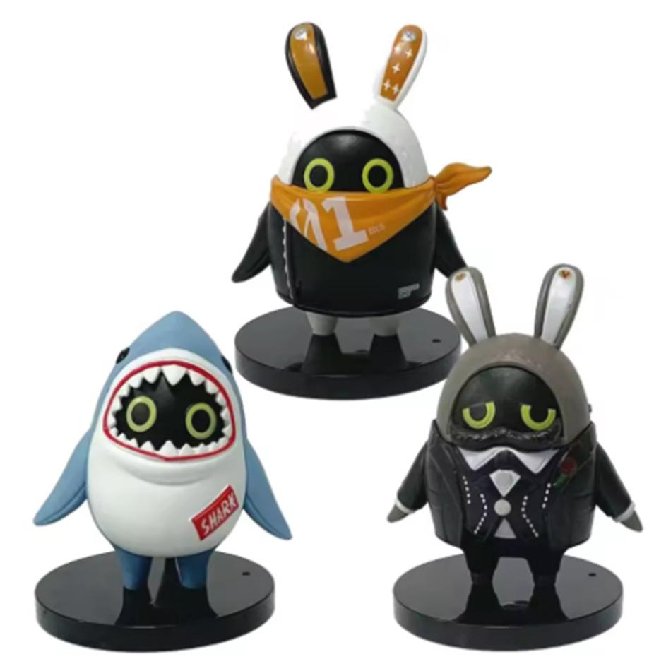 Game Zenless Zone Zero Figure Bangboo EOUS Sharkboo Amillion Cute Cartoon Accessories PVC Soft Rubber 3D Figurine Ornament Gifts