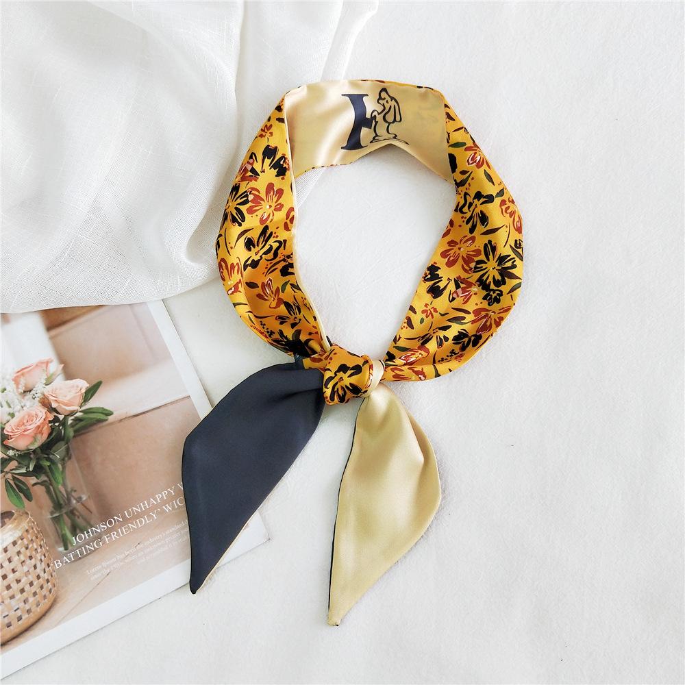 New Scarves Silk Scarves Women'S Spring And Autumn Season Long Decorative Professional Scarves Summer Thin Styles Paired With Shirts Stylish