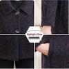 Mid-Length Imitation Mink Velvet Coat for Middle-Aged and Elderly Women - Winter Padded, Thick, Stylish for Grandma
