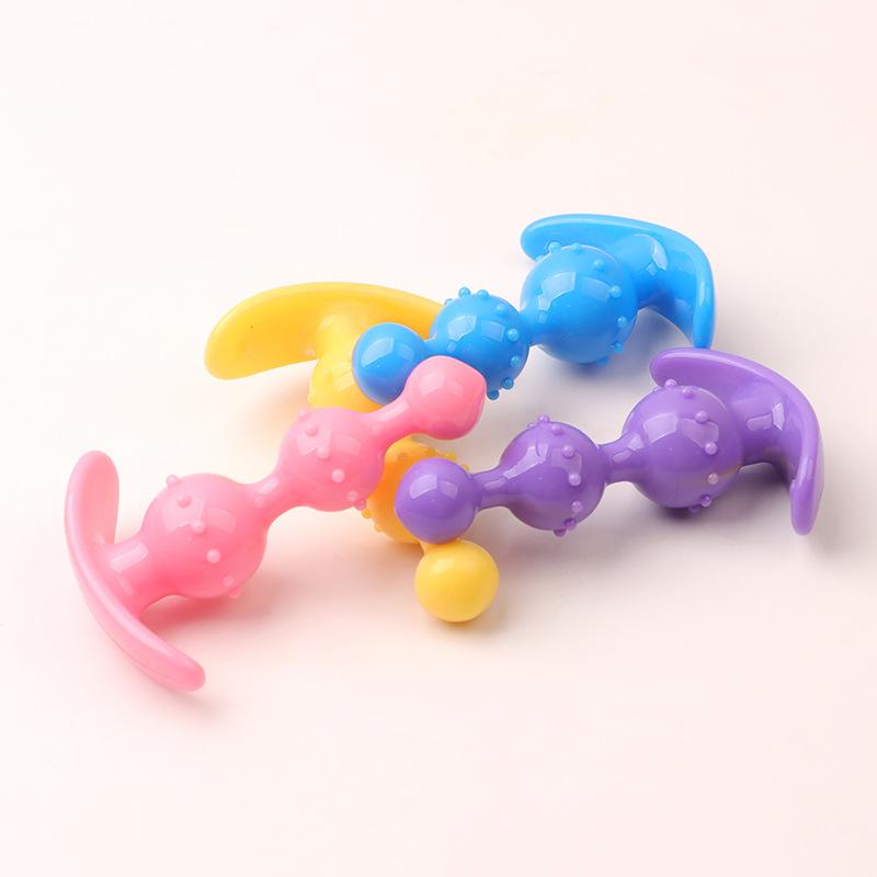 Soft Butt Plug Masturbation Anal Plug Sex Toys  Anal Bead Dilator Toys for Men Women
