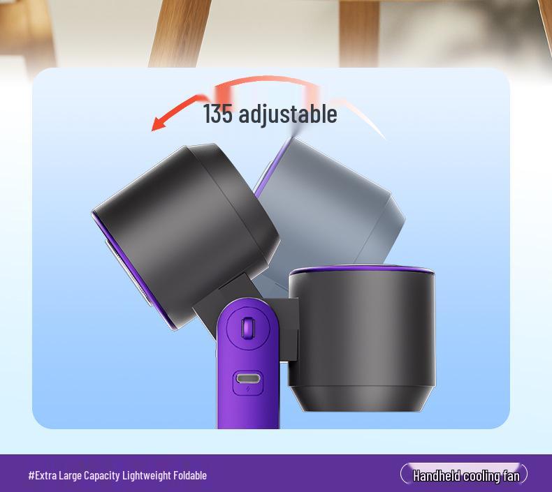 2025 Hochgeschwindigkeits-Handheld-USB-Kühlventilator - Tragbarer Outdoor-Elektroturbine