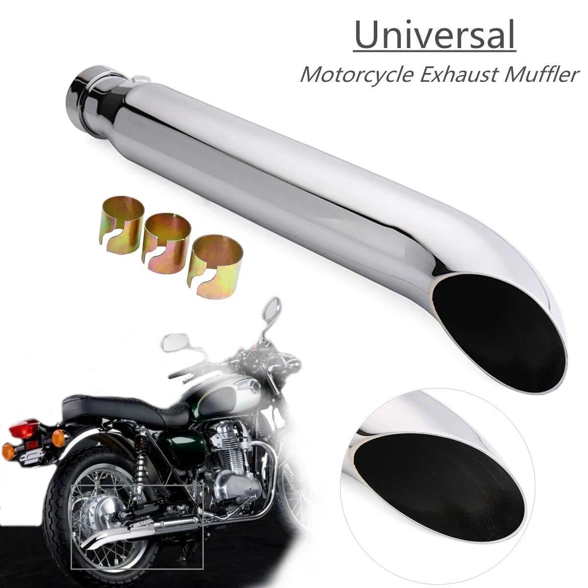 Motorcycle Exhaust Muffler Retro Vintage Classic