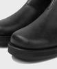 Firenze Atelier [Vibram] Nobo_Bold Shape Hidden Zip-Up Boots 3500 [Crack Black]