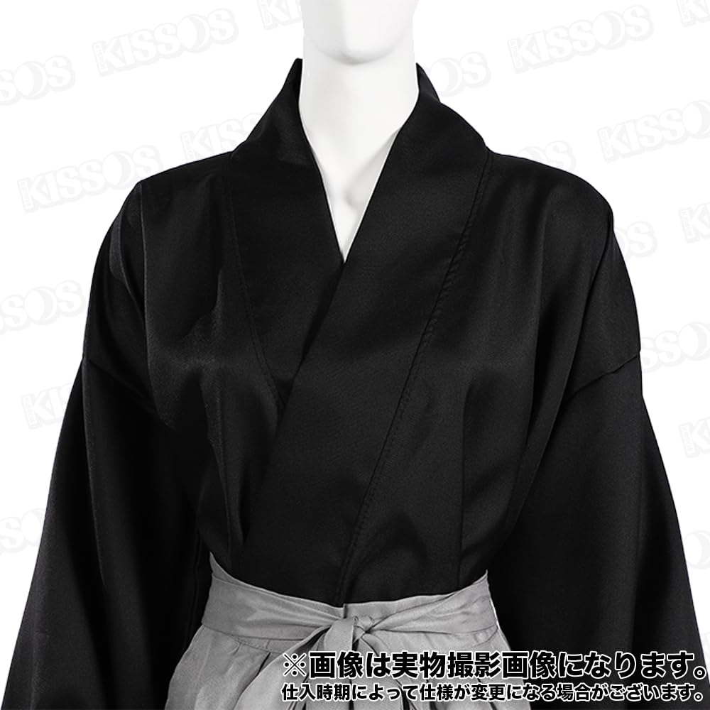 KISSOS Cosplay Samurai Samurai Kimono Hakama Japanese Clothes Japanese Style Costume Halloween Costume Event Disguise Party Unisex