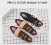 Autumn Retro British Leather Monk Strap Shoes – Men's Formal and Business Casual Footwear