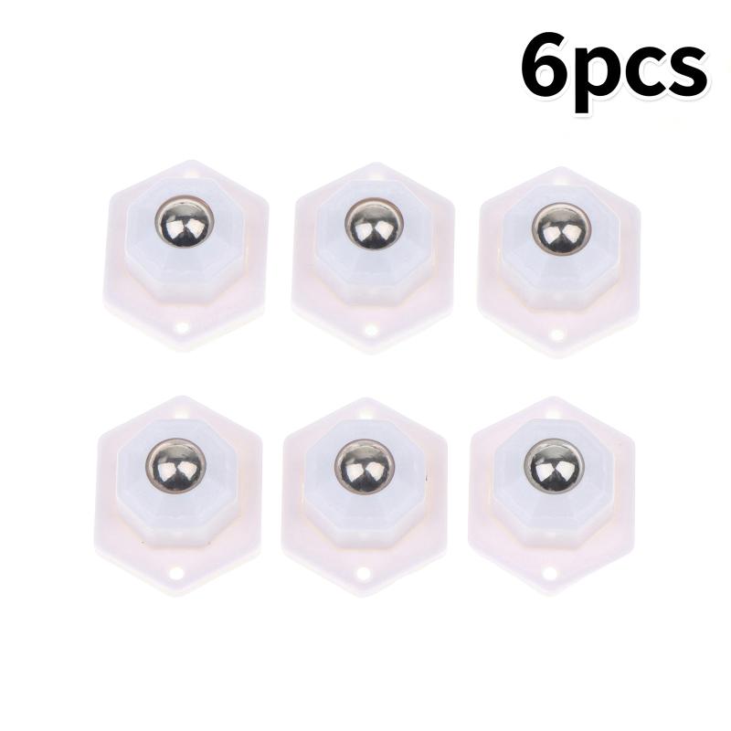 4/6Pcs Self Adhesive Caster Wheels Appliance Rollers Appliance Sliders 360 Degree Swivel Universal Wheel Mini Small Kitchen