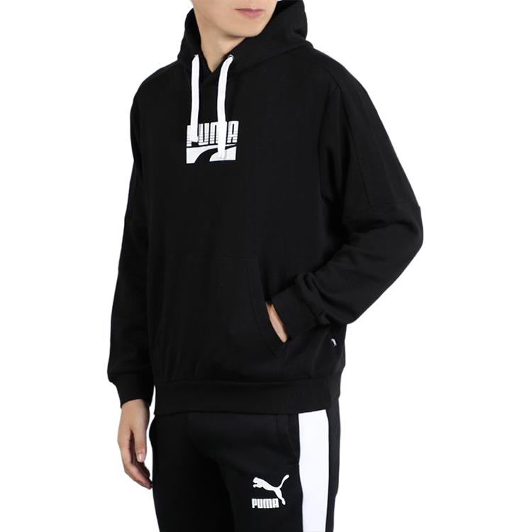 Puma Knit Sport Hoodie Men Hoodies Black 581664-01