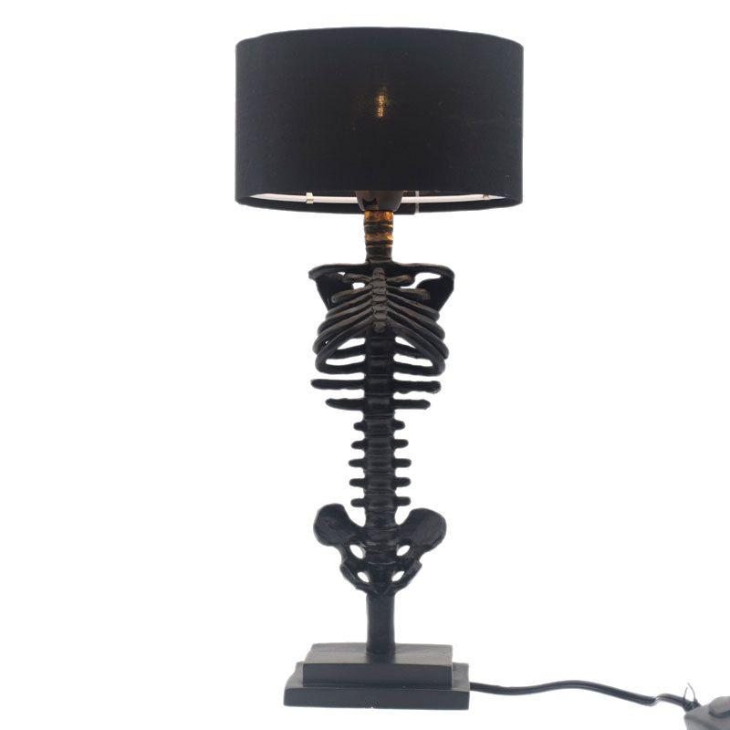 Gothic Skull Skeleton USB Desk Lamp