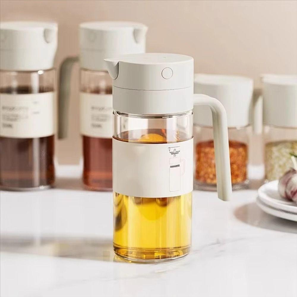 Dual-Use Vinegar Dispenser Drip-Free Oil Can Heat-Resistant Oil Dispenser  Cooking Oil