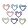 10 Stück Neu Süß Cartoon Glänzend Herz Harz Cabochon Scrapbooking DIY Schmuck Haarnadel Handwerk Dekoration Zubehör A87