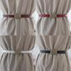 Womens Genuine Leather Skinny Belt For Dress And Coat Fashion Accessories For Winter Season